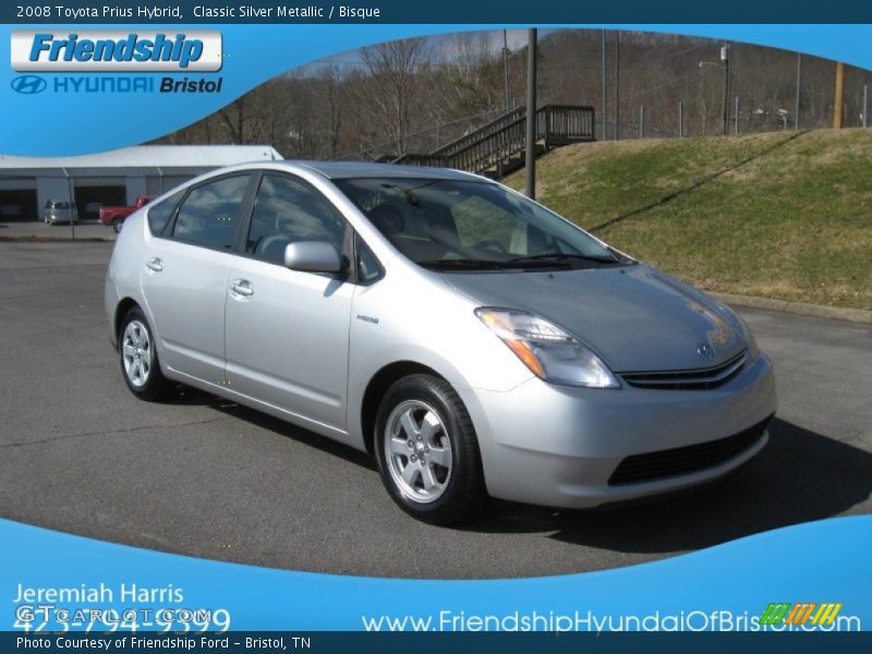 Classic Silver Metallic / Bisque 2008 Toyota Prius Hybrid
