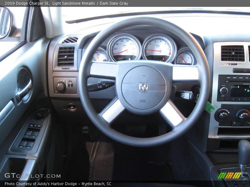 Light Sandstone Metallic / Dark Slate Gray 2009 Dodge Charger SE