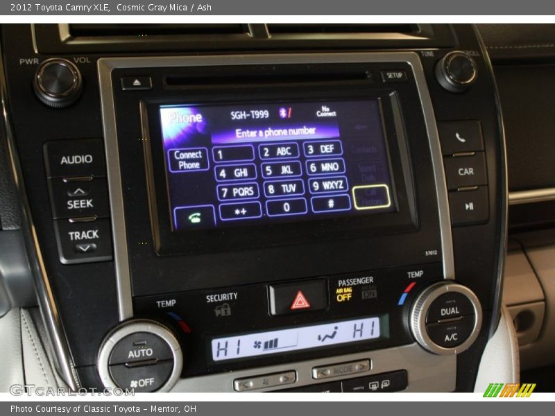 Cosmic Gray Mica / Ash 2012 Toyota Camry XLE