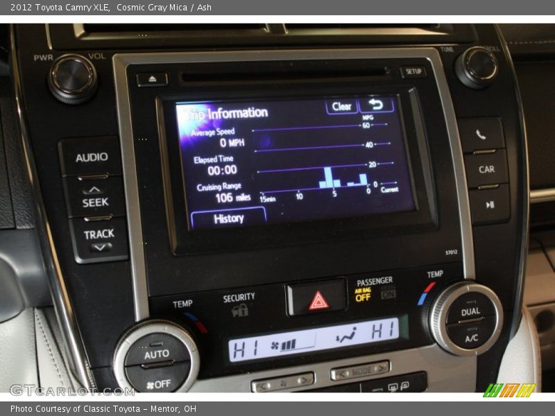Cosmic Gray Mica / Ash 2012 Toyota Camry XLE