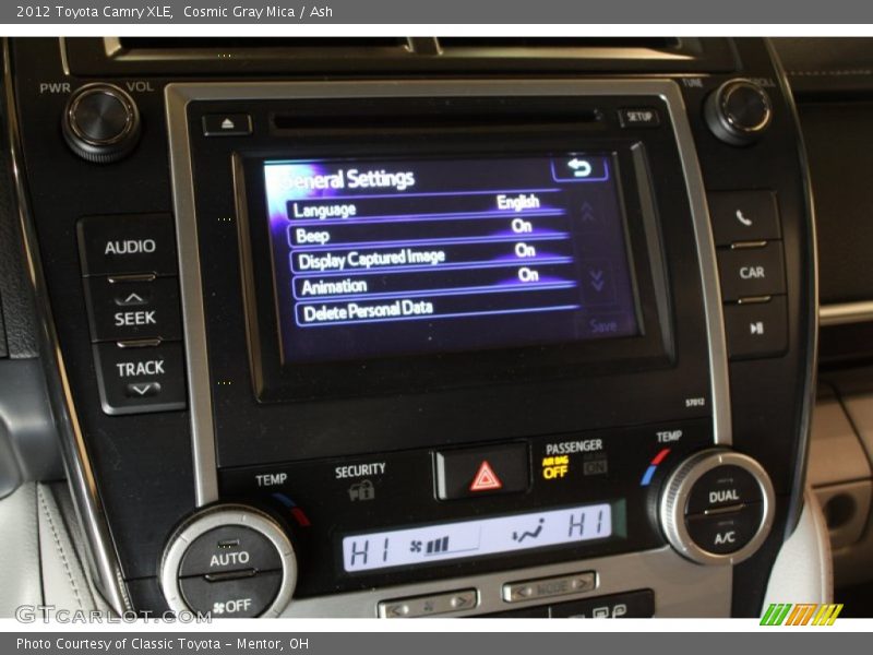 Cosmic Gray Mica / Ash 2012 Toyota Camry XLE