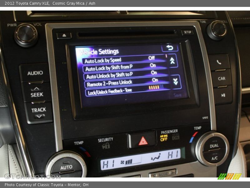 Cosmic Gray Mica / Ash 2012 Toyota Camry XLE