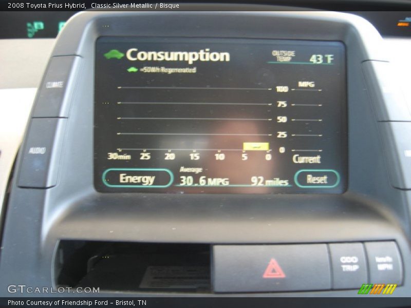 Classic Silver Metallic / Bisque 2008 Toyota Prius Hybrid