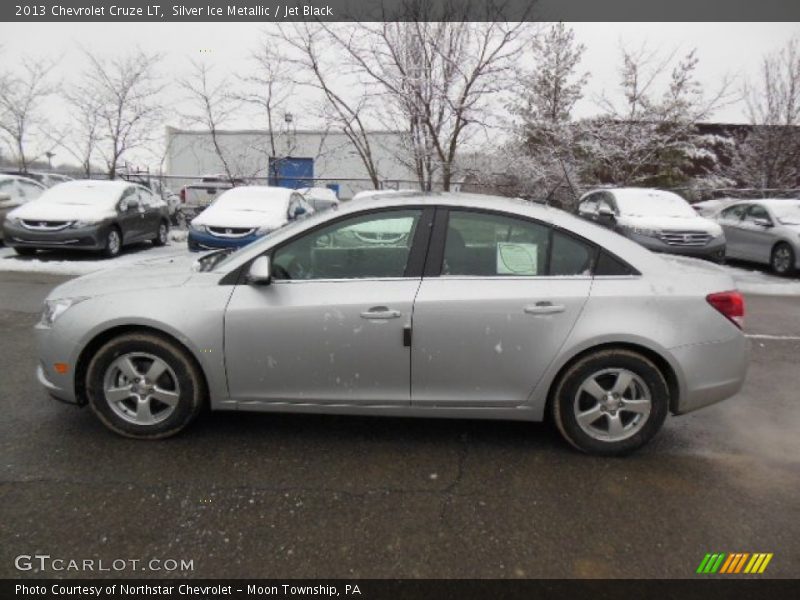 Silver Ice Metallic / Jet Black 2013 Chevrolet Cruze LT