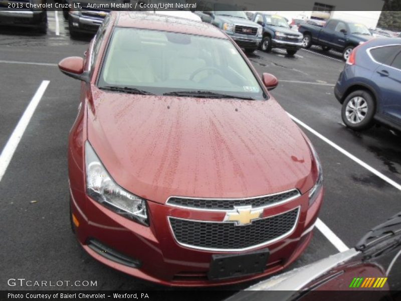 Autumn Metallic / Cocoa/Light Neutral 2013 Chevrolet Cruze LT