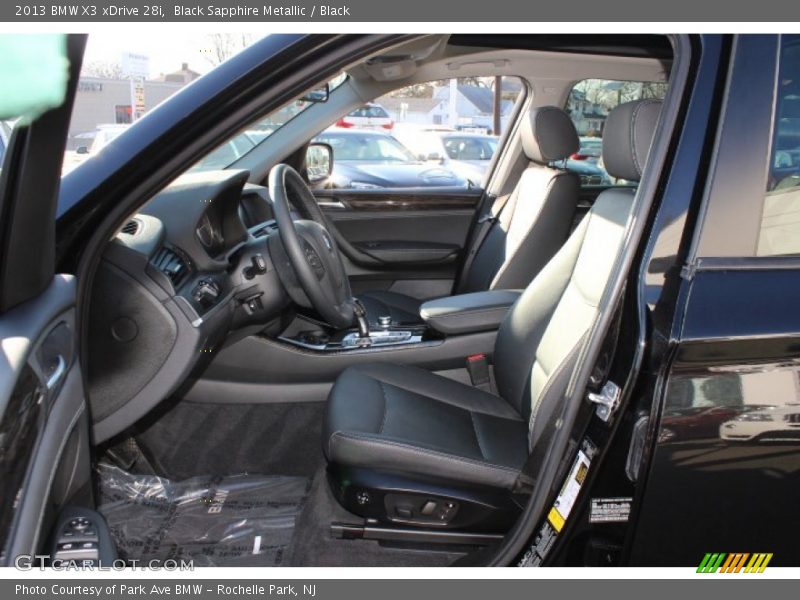 Black Sapphire Metallic / Black 2013 BMW X3 xDrive 28i