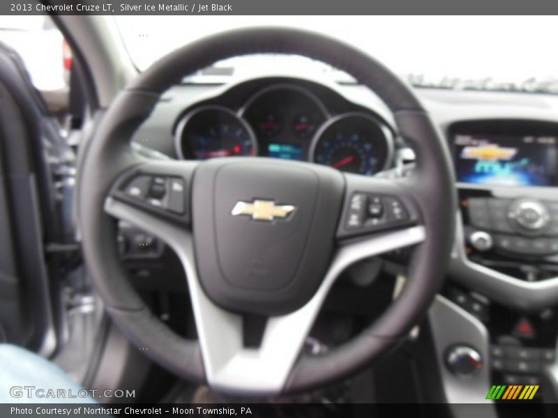 Silver Ice Metallic / Jet Black 2013 Chevrolet Cruze LT