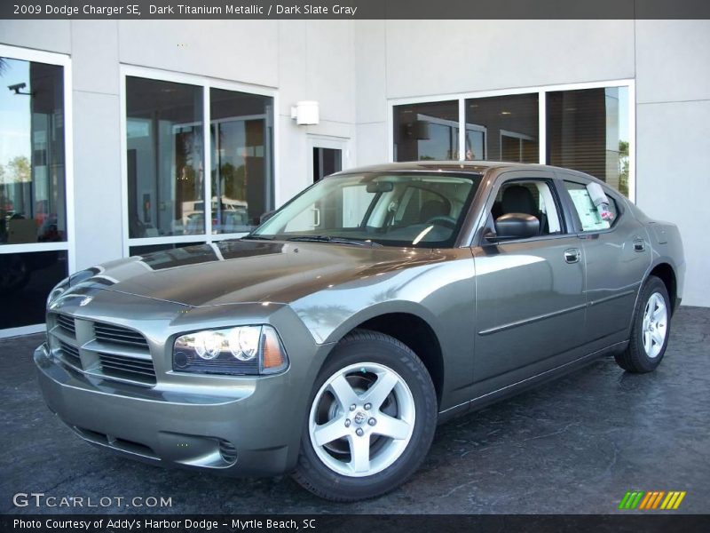 Dark Titanium Metallic / Dark Slate Gray 2009 Dodge Charger SE