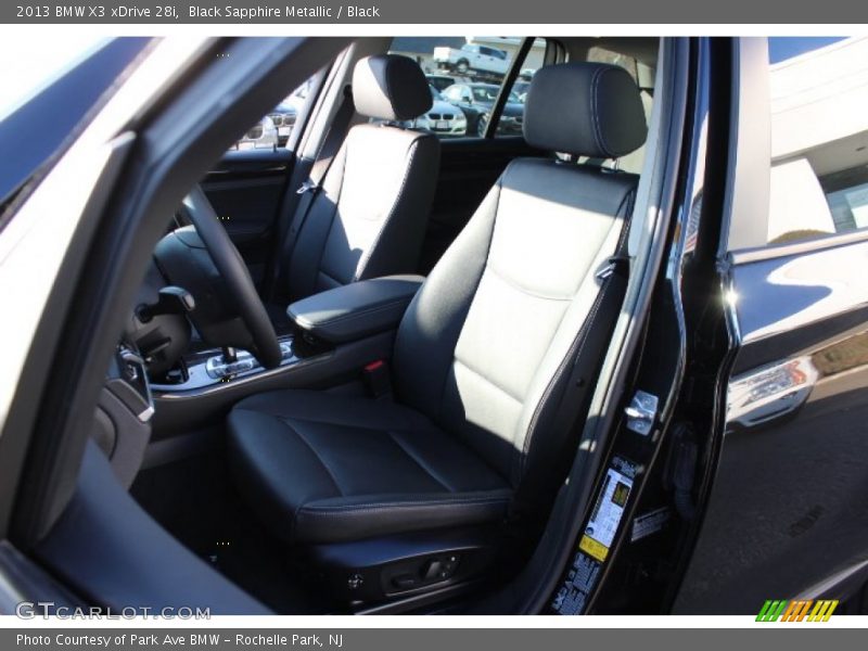 Black Sapphire Metallic / Black 2013 BMW X3 xDrive 28i