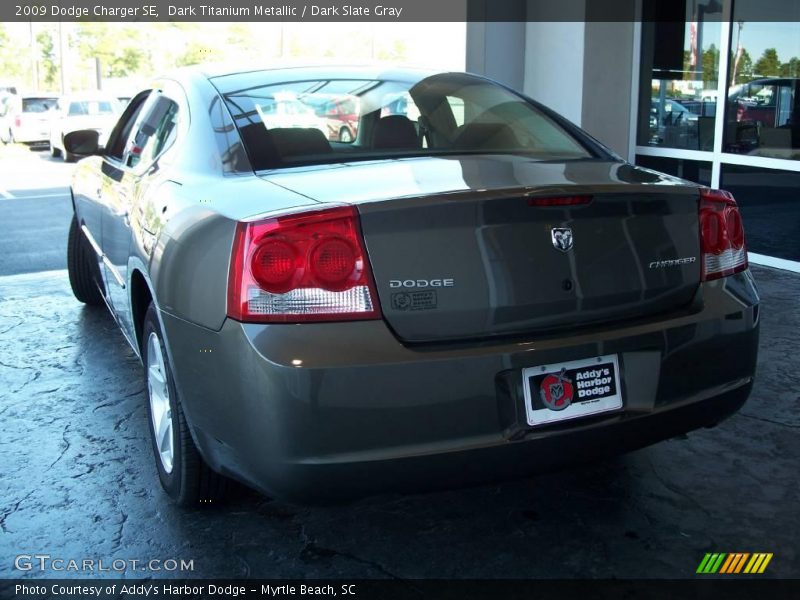 Dark Titanium Metallic / Dark Slate Gray 2009 Dodge Charger SE
