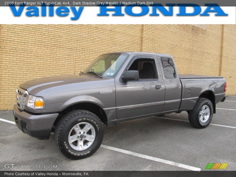 Dark Shadow Grey Metallic / Medium Dark Flint 2006 Ford Ranger XLT SuperCab 4x4