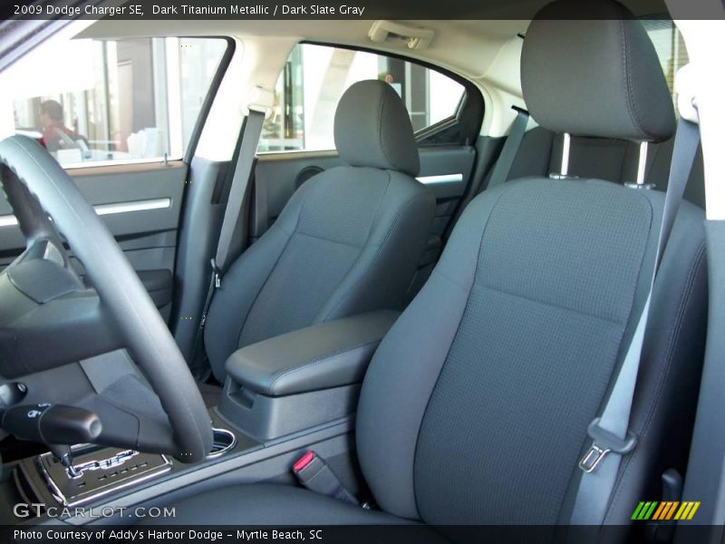 Dark Titanium Metallic / Dark Slate Gray 2009 Dodge Charger SE