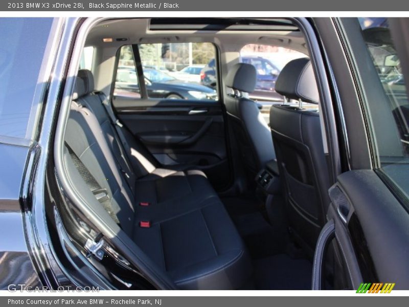 Black Sapphire Metallic / Black 2013 BMW X3 xDrive 28i