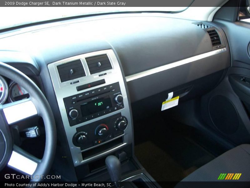 Dark Titanium Metallic / Dark Slate Gray 2009 Dodge Charger SE