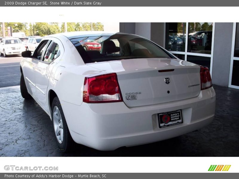 Stone White / Dark Slate Gray 2009 Dodge Charger SE