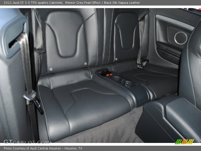 Meteor Grey Pearl Effect / Black Silk Nappa Leather 2011 Audi S5 3.0 TFSI quattro Cabriolet