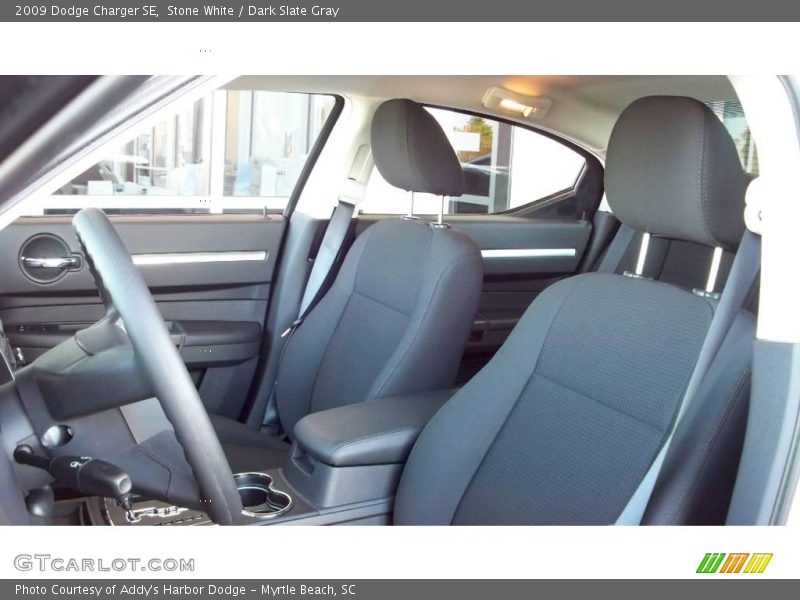 Stone White / Dark Slate Gray 2009 Dodge Charger SE