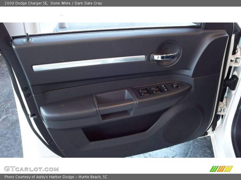 Stone White / Dark Slate Gray 2009 Dodge Charger SE
