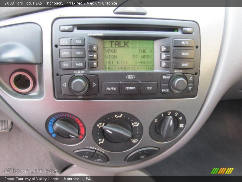Controls of 2003 Focus ZX5 Hatchback