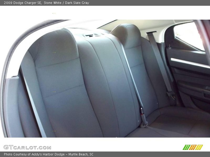 Stone White / Dark Slate Gray 2009 Dodge Charger SE