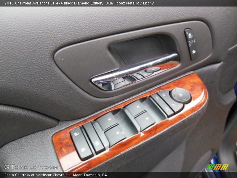 Blue Topaz Metallic / Ebony 2013 Chevrolet Avalanche LT 4x4 Black Diamond Edition