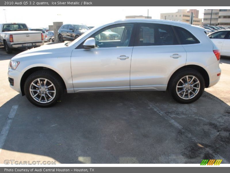 Ice Silver Metallic / Black 2010 Audi Q5 3.2 quattro