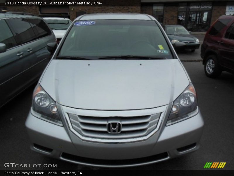 Alabaster Silver Metallic / Gray 2010 Honda Odyssey LX