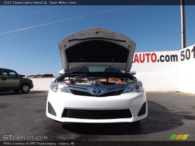 Super White / Ivory 2012 Toyota Camry Hybrid LE