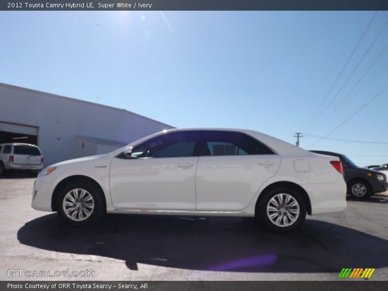 Super White / Ivory 2012 Toyota Camry Hybrid LE