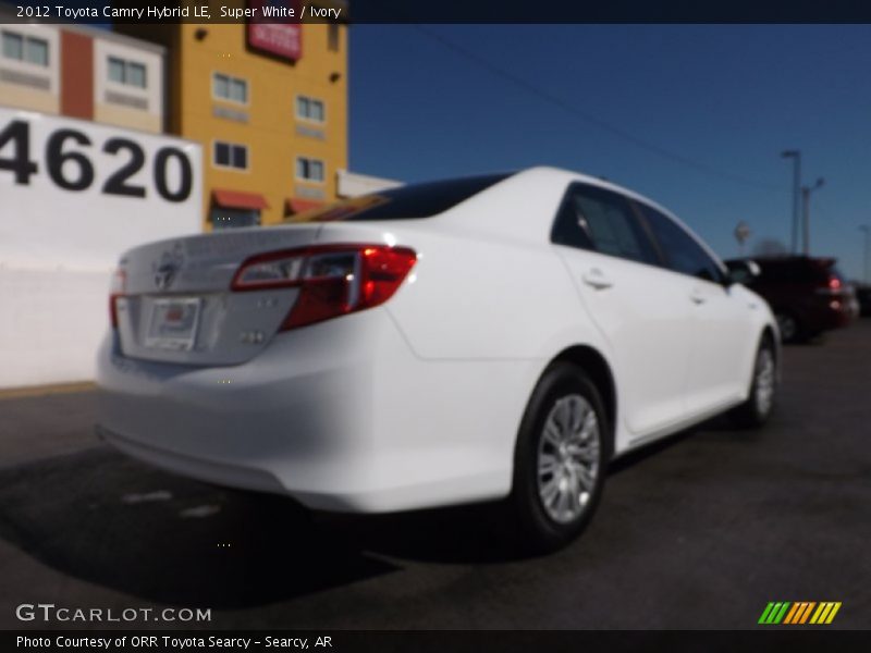 Super White / Ivory 2012 Toyota Camry Hybrid LE