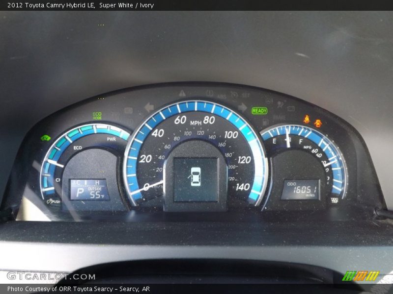 Super White / Ivory 2012 Toyota Camry Hybrid LE
