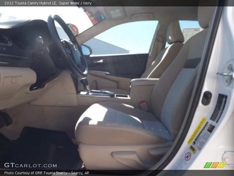 Super White / Ivory 2012 Toyota Camry Hybrid LE