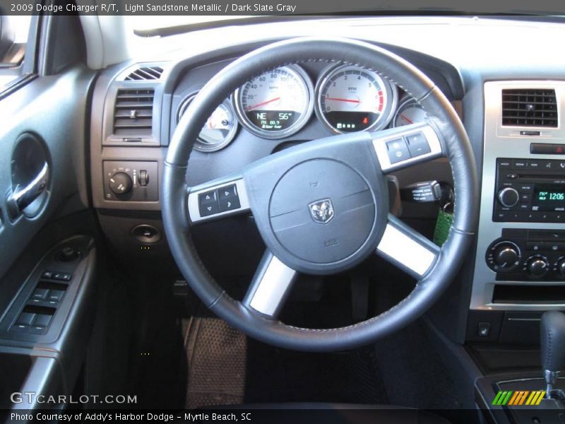 Light Sandstone Metallic / Dark Slate Gray 2009 Dodge Charger R/T