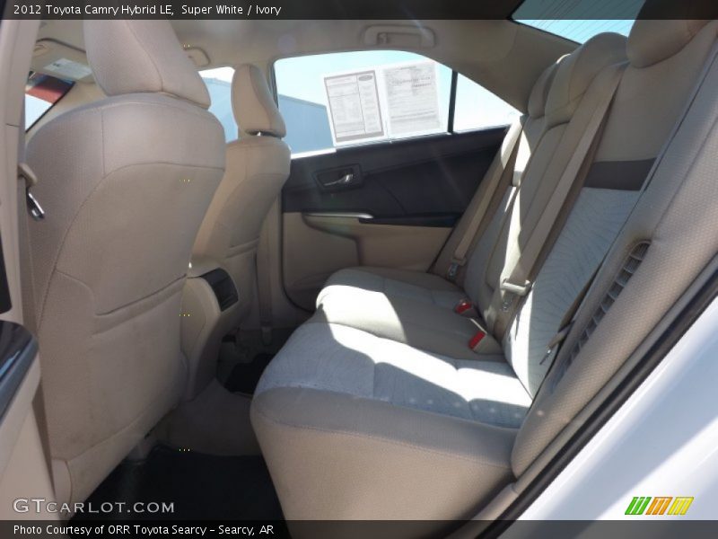Super White / Ivory 2012 Toyota Camry Hybrid LE