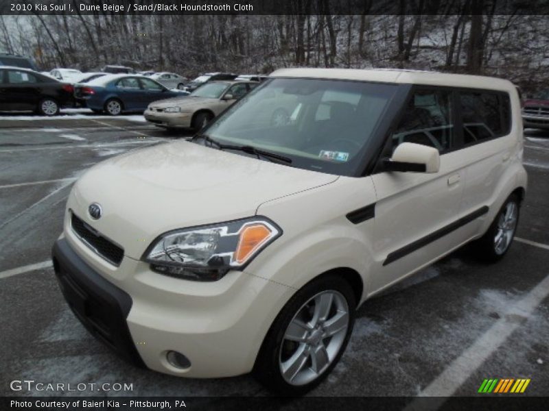 Dune Beige / Sand/Black Houndstooth Cloth 2010 Kia Soul !