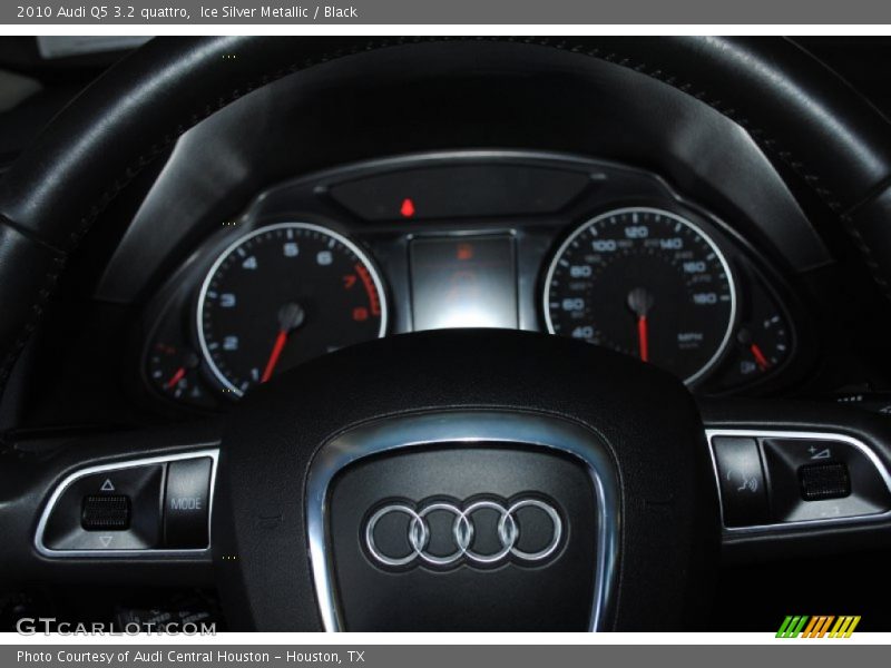 Ice Silver Metallic / Black 2010 Audi Q5 3.2 quattro