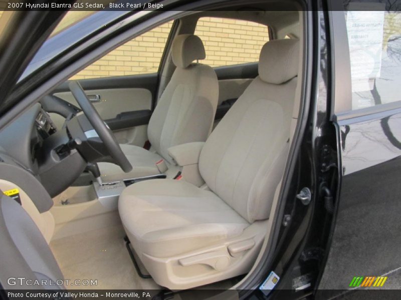  2007 Elantra GLS Sedan Beige Interior