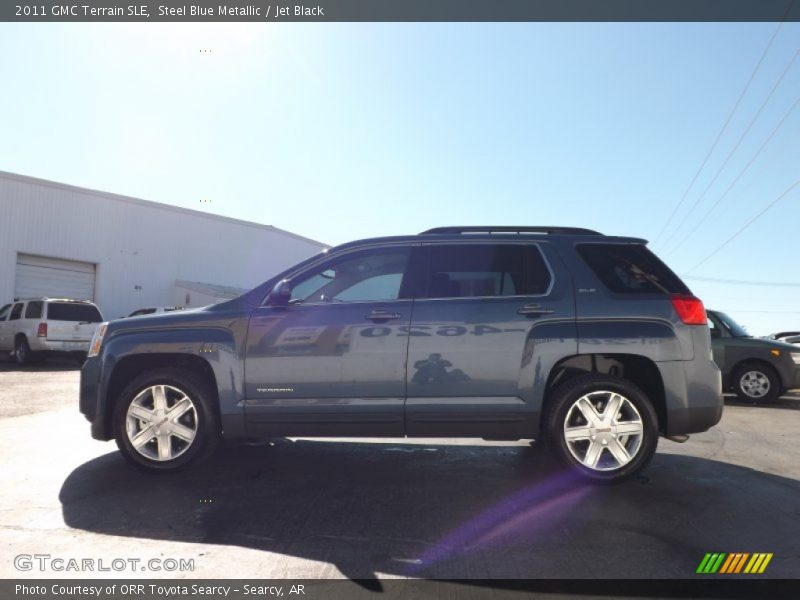 Steel Blue Metallic / Jet Black 2011 GMC Terrain SLE
