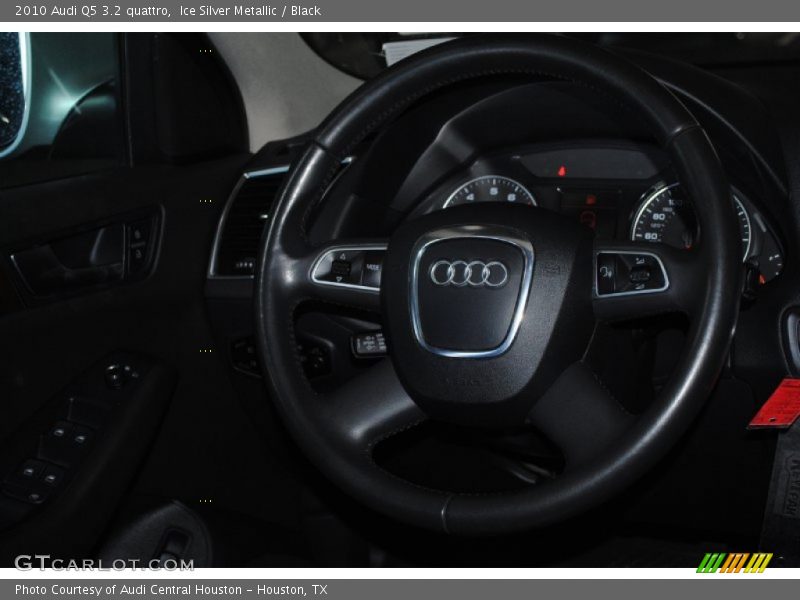 Ice Silver Metallic / Black 2010 Audi Q5 3.2 quattro
