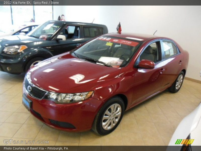 Front 3/4 View of 2012 Forte EX