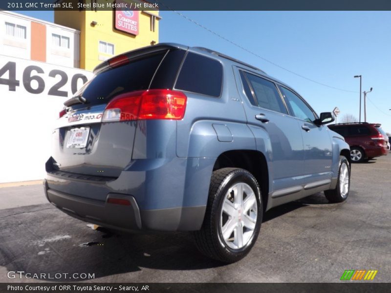 Steel Blue Metallic / Jet Black 2011 GMC Terrain SLE