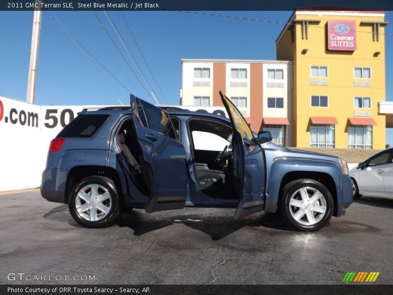 Steel Blue Metallic / Jet Black 2011 GMC Terrain SLE