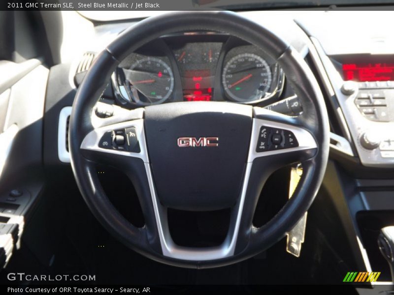 Steel Blue Metallic / Jet Black 2011 GMC Terrain SLE