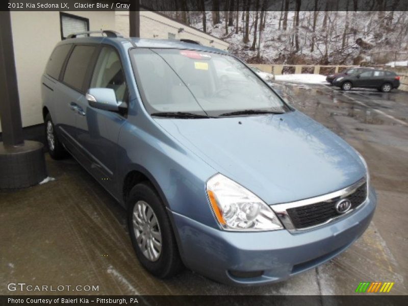 Glacier Blue / Gray 2012 Kia Sedona LX