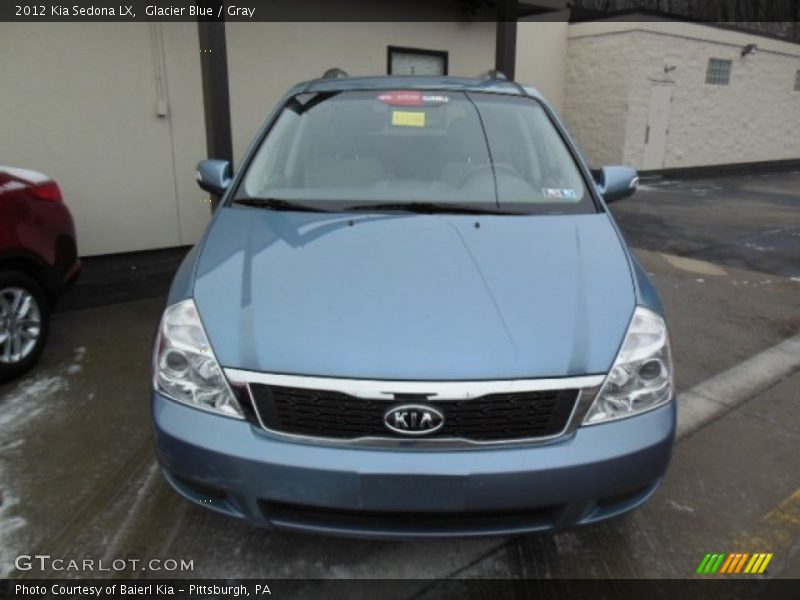 Glacier Blue / Gray 2012 Kia Sedona LX