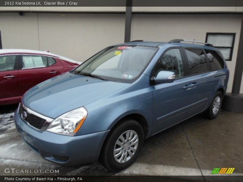 Glacier Blue / Gray 2012 Kia Sedona LX