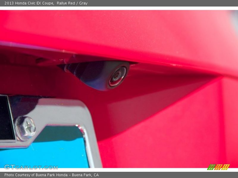 Rallye Red / Gray 2013 Honda Civic EX Coupe