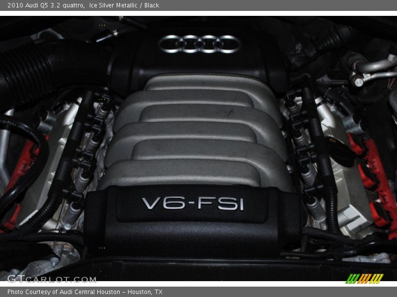 Ice Silver Metallic / Black 2010 Audi Q5 3.2 quattro