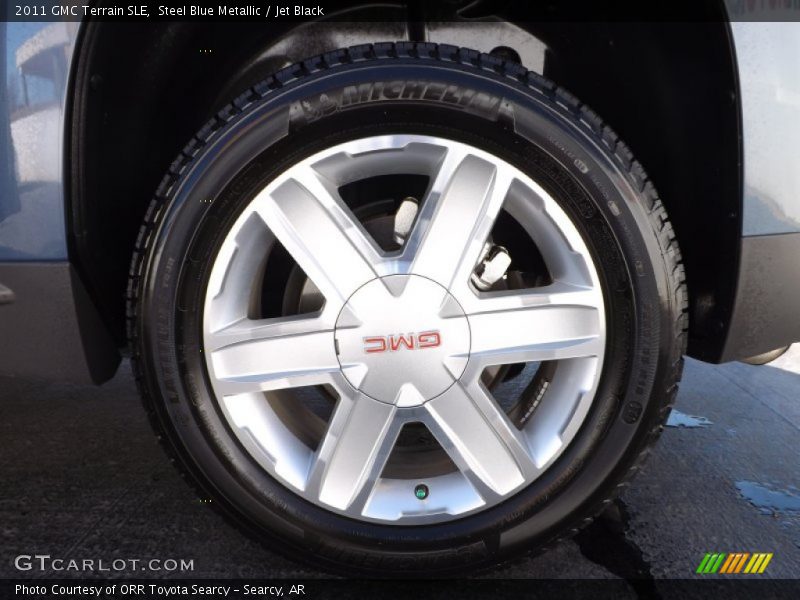 Steel Blue Metallic / Jet Black 2011 GMC Terrain SLE