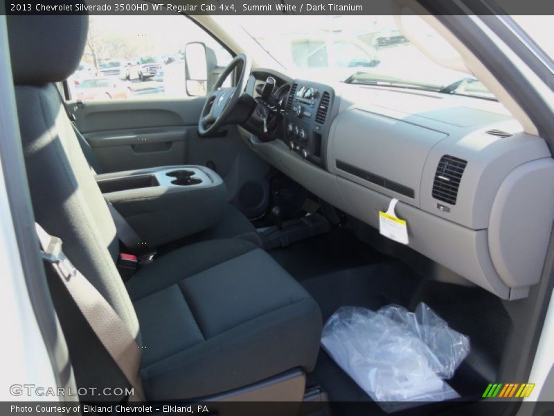 Summit White / Dark Titanium 2013 Chevrolet Silverado 3500HD WT Regular Cab 4x4
